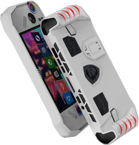 Vista 5 de Funda para MSI Claw A8 BZ2EM, TPU agarre suave cubierta protectora con soporte para MSI Claw A8 BZ2EM 8 pulgadas 2025 PC portátil consola