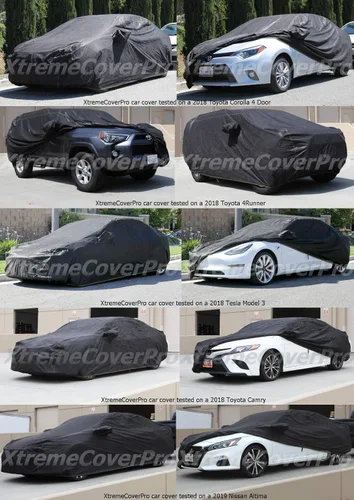 Vista 7 de Funda para coche compatible con Toyota GR Supra XTREMECOVERPRO Platinum Series 2020 2021, color negro