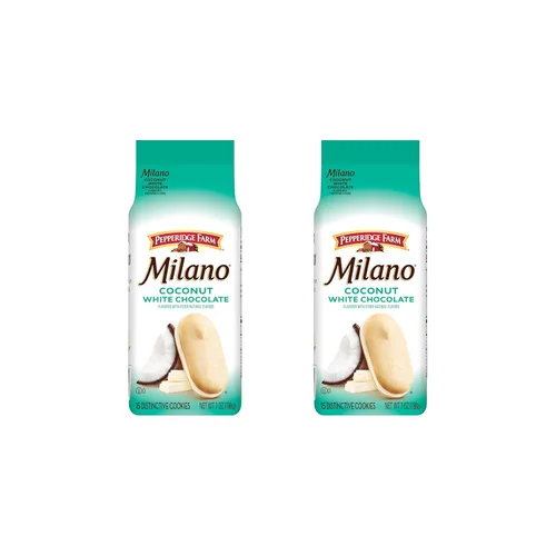 Vista 14 de Pepperidge Farm Milano - Galletas con sabor a limón y chocolate blanco, bolsa de 7 onzas