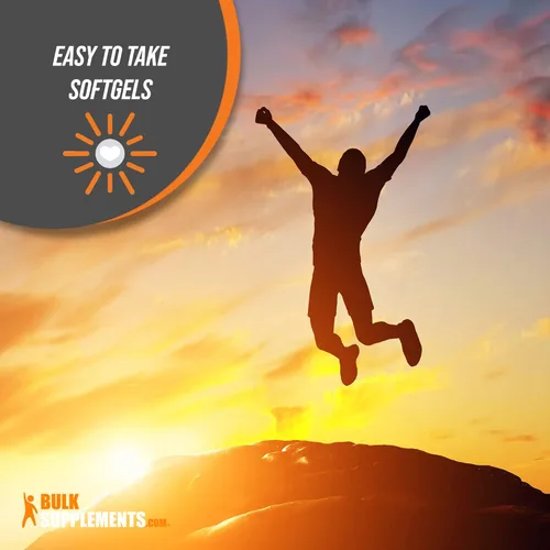 Vista 6 de BulkSupplements. Com Vitamina E (400 UI) Cápsulas blandas - Vitamina E pura - Cápsulas de vitamina E para la piel - Vitamina E natural - Cápsulas