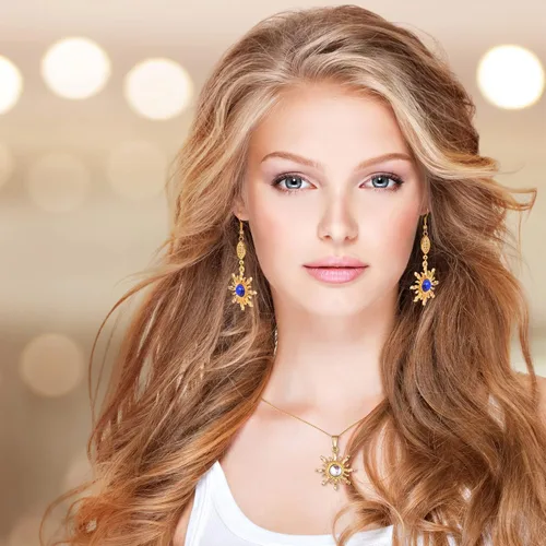 Vista 5 de Joez Wonderful 30 dijes de sol, dije de girasol chapado en oro de aleación, cuentas de ojo para bricolaje, aretes hechos a mano, collar, pulsera