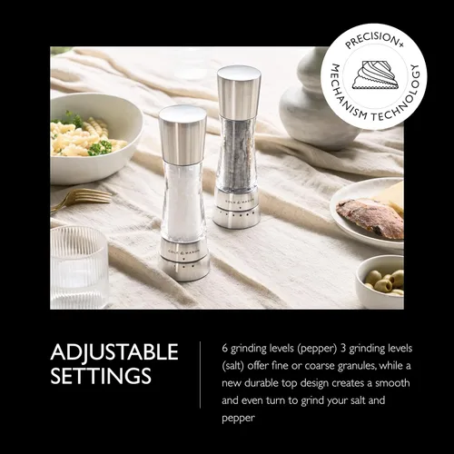 Vista 102 de Cole & Mason Derwent Molinillo de Pimienta - Molinillo de Pimienta Recargable con Mecanismos de Precisión Gourmet - Accesorios de Cocina para Madera