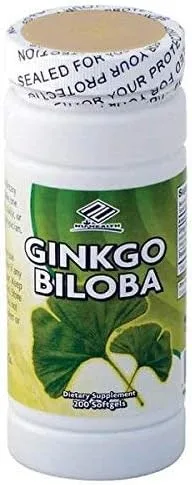 Vista 2 de Ginkgo Biloba 60mg (200 cápsulas blandas) - 2 Botellas