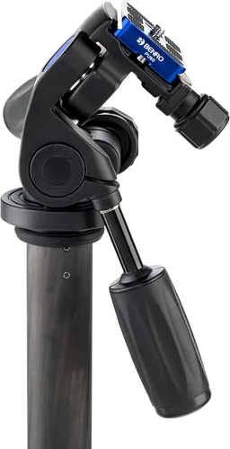 Vista 3 de Benro HD1A Cabezal panorámico/inclinable de 3 vías, capacidad de carga de 8.8 libras, liberación rápida compatible con Arca, controles