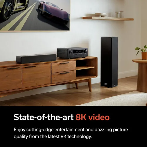 Vista 10 de Denon AVR-S570BT 5.2 Channel AV Receiver - 8K Ultra HD Audio & Video, Enhanced Gaming Experience, Wireless Streaming via Built-in Bluetooth, (4) 8K