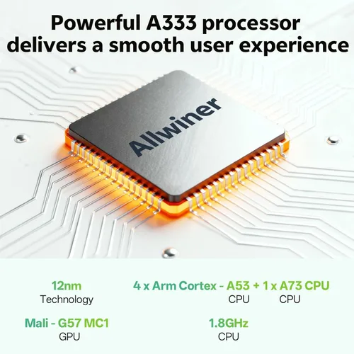 Vista 4 de Tablet de 10.1 pulgadas, Tablet Android 15 con Funda, 24GB RAM + 64GB ROM 1TB Expandible, Pantalla Táctil HD IPS de 1280x800, Batería de 8H, WiFi 6