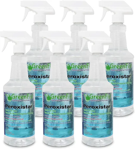 Vista 8 de GreenFist PeroxiStar - Limpiador multiusos de peróxido de hidrógeno (vidrio, alfombra, quitamanchas) (1 cuarto de galón, 32 onzas, paquete de 3)