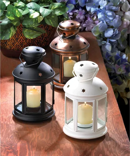 Vista 3 de Accent Plus 57070487 - Lámpara de vela negra del viejo mundo, sin