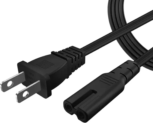 Vista 8 de TNP - Cable de alimentación de 2 clavijas NEMA 1-15P a IEC320 C7 de repuesto para PS5 y PS4, cable de alimentación para Xbox Series S/X, Xbox One