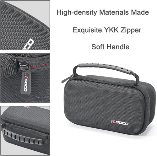 Vista 3 de RLSOCO Funda rígida para altavoz Bluetooth portátil Marshall Emberton II/Emberton III/Emberton Diseño compacto con cremallera YKK y protección