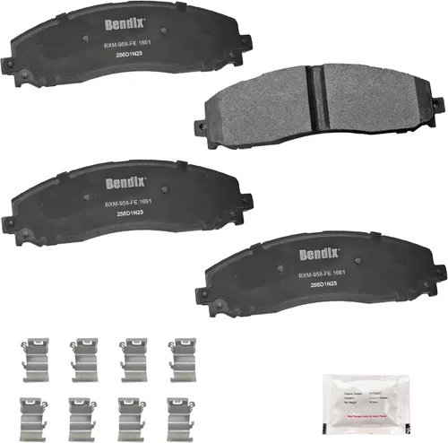 Vista 57 de Pastillas de Freno Traseras Cerámicas Bendix Priority1 CFC1510 para INFINITI QX56 2013-2011, QX80 2024-2014, Nissan Armada 2023-2017