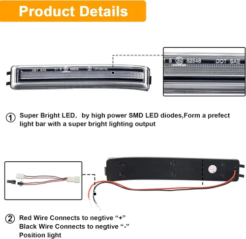 Vista 6 de Luces de Señal de Giro para Espejo Lateral Montaje LED Transparente F150 2009 2010 2011 2012 2013 2014/para Mark LT 2013 2014 para Raptor 2010-2014