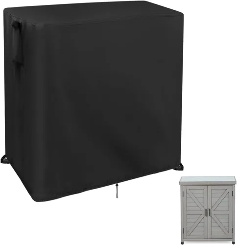 Funda para Mesa de Trasplante, Cubierta Impermeable para Gabinete de Almacenamiento al Aire Libre Mederla 32"x19"x36", Funda Protectora para Armario