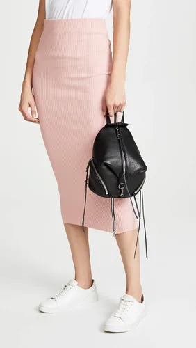 Vista 4 de Rebecca Minkoff Mini mochila Julian Backback para mujer, NegroPlomizo