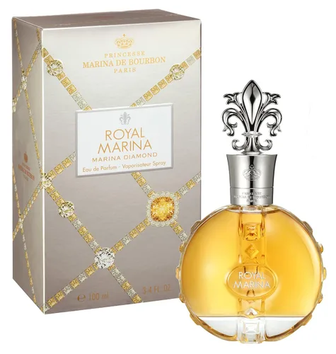 Royal Marina Diamond by Princesse Marina de Bourbon | EDP Spray Perfume for Women | Fruity Vanilla Musk Fragrance Scent Parfum | 3.4fl oz