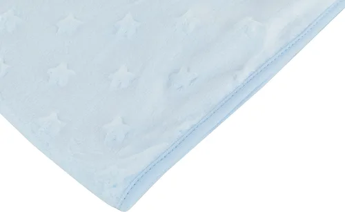 Vista 4 de Continental Bedding Continental Bedding - Manta de felpa acogedora de alta calidad para bebé, 30 x 40 pulgadas, tamaño ideal (azul)