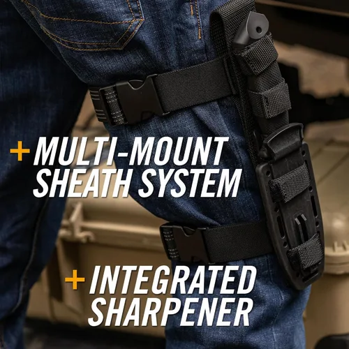 Vista 5 de Gerber LMF II 22-41629 cuchillo de Infantería, negro