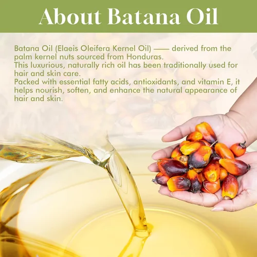 Vista 5 de Aceite de batana para el crecimiento del cabello, orgánico puro aceite de batana 100% natural, aceite de batana que nutre el cabello dañado, aceite