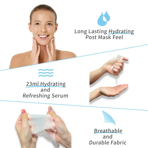 Vista 3 de My Beauty Diary Máscara facial ultra hidratante de ácido hialurónico (8 hojas), versión en inglés