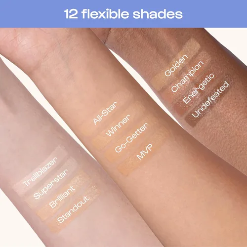 Vista 5 de Alleyoop Game Face Makeup Concealer - Corrector Ligero y Modulable para Debajo de los Ojos para Ojeras, Fórmula Crema Hidratante para Mujeres