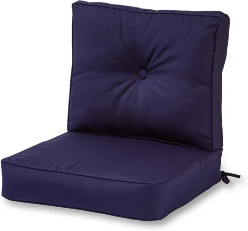 Vista 13 de Greendale Home Fashions Sunbrella Premium - Juego de cojines profundos para exteriores, 2 piezas, lona Aruba