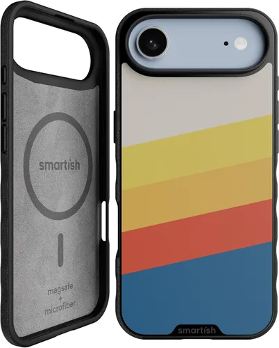 Vista 33 de Smartish® - Funda magnética para iPhone 15, Gripmunk compatible con MagSafe [ligera + protectora], funda de agarre delgada con forro de microfibra