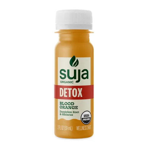 Vista 16 de Suja Organic Detox Blood Orange Shot, Wellness Shot con raíz de diente de león e hibisco, botella de 2 onzas líquidas