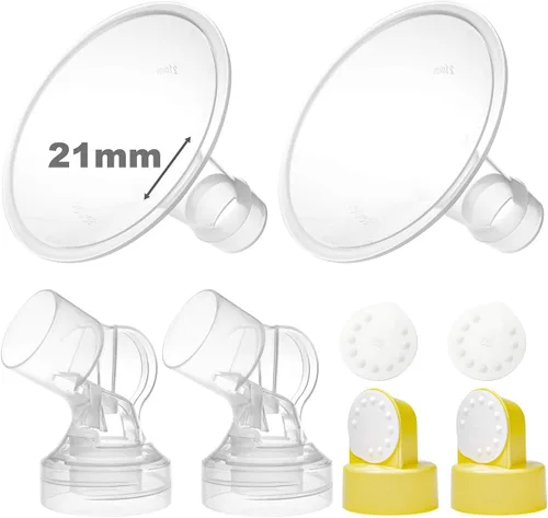 Vista 11 de Nenesupply Piezas de bomba Bridas de 0.748 in compatibles con Medela Brida Brida Válvula Conector de membrana Compatible con Conector Personalfit No