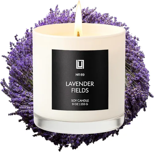 Vista 76 de Lulu Candles After Dark - Teca Caoba Vela Perfumada de Soja de Lujo en Frasco Vertida a Mano en los EE.UU. Altamente Perfumada y Duradera