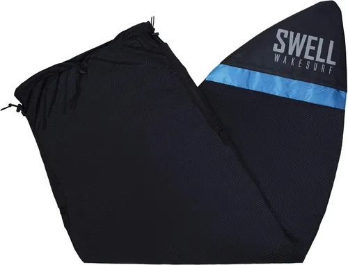Vista 2 de SWELL Wakesurf - Calcetín de wakesurf de longitud ajustable con nariz acolchada y bolsillo, cubierta de wakeboard, talla única para todas las bolsas