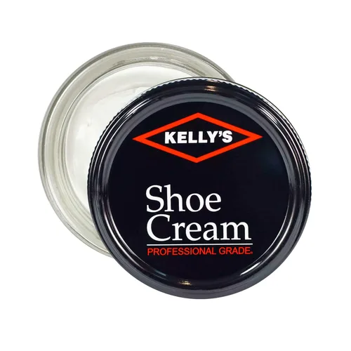 Vista 2 de Kelly's Shoe Cream - Pomada profesional para zapatos, 1.5 onzas, varios colores disponibles, Blanco