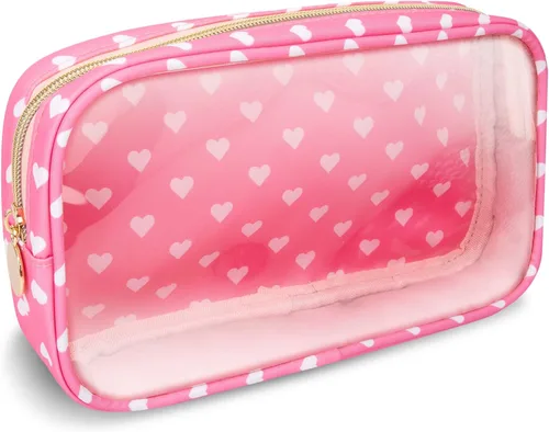 Vista 17 de izuzta Estuche de Maquillaje Pequeño y Delgado de Nylon Mini, cuadriculado, Chico, Viajes
