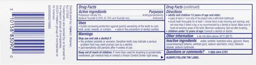 Vista 12 de Sensodyne Pronamel Pasta de dientes esmaltada multiacción para dientes sensibles, para endurecer y fortalecer el esmalte, menta limpiadora - 4 onzas