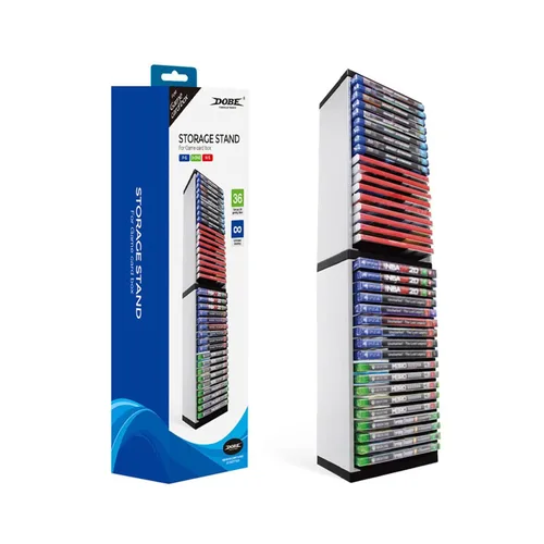 Vista 9 de ECHZOVE Game Card Box Storage Stand for PS5 Xbox Games, Storage Tower for Xbox Game Card Box Holder Vertical Stand - for Video Games 36 PCS