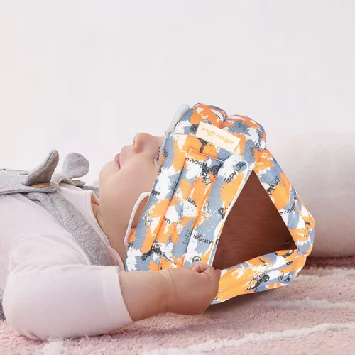 Vista 4 de Sombrero acolchado para la cabeza del bebé, casco de bebé, suave absorción de golpes, lavado de manos para 6 meses a 8 años de edad para caminar