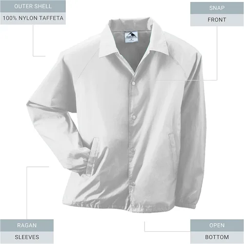 Vista 2 de Augusta Sportswear - Chaqueta de entrenador, de nailon con forro