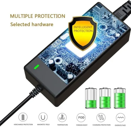 Vista 3 de [Ajuste verificado] Cargador de 29.4 V enchufe de 0.217 in, para batería de 25.2 V/24 V GoTrax G1 GLI.der, Ed.ge, No.va, GKS Pro Plus Lu.mios