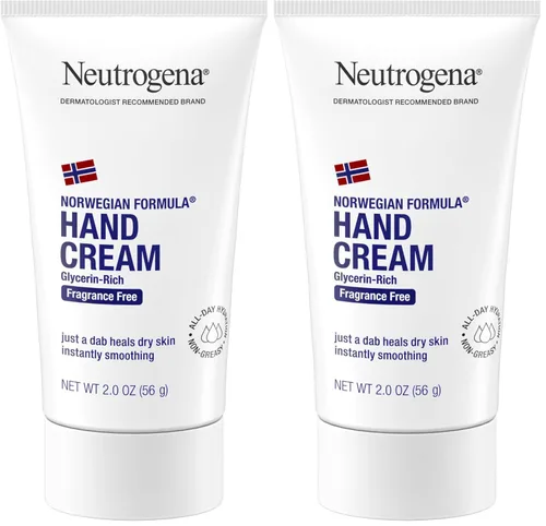 Vista 8 de Neutrogena Formula Noruega Crema de manos, sin fragancia, 2 onzas., paquete de de 1