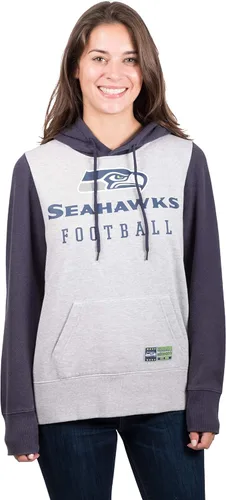 Vista 26 de Ultra Game Sudadera con capucha oficial de la NFL con cuello de lazo súper suave para mujer