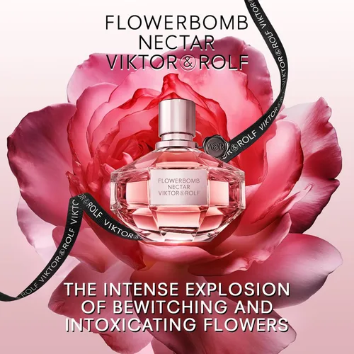 Vista 3 de Viktor&Rolf - Flowerbomb Nectar Eau de Parfum - Perfume para mujer - Floral, picante y cálido - Con notas de pólvora y vainilla