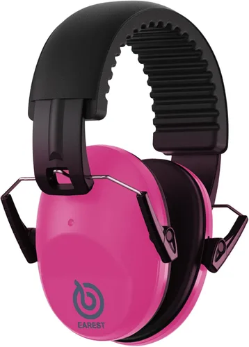 Vista 17 de Orejeras de protección, orejeras de seguridad con reducción de ruido, orejeras de disparo, NRR de 20 dB, protectores de oídos para adultos y niños