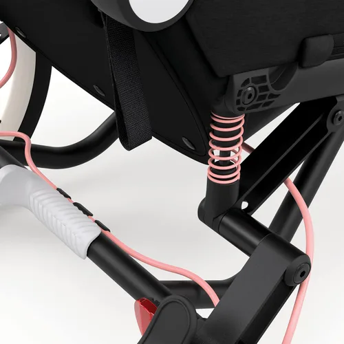 Vista 11 de CYBEX ZENO - Remolque multideportivo 4 en 1, plegado compacto, suspensión de conducción suave y neumáticos llenos de aire, remolque de bebé durante