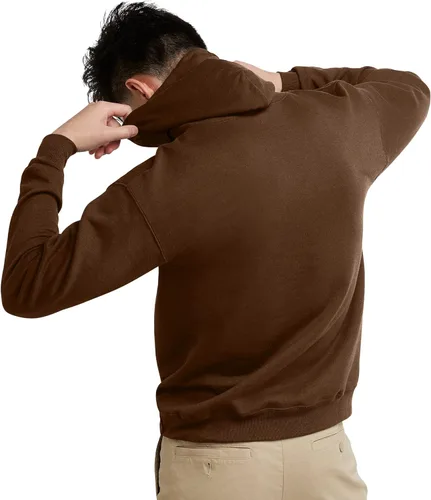 Vista 2 de Hanes Sudadera con capucha Ecosmart para hombre, sudadera de forro polar de peso medio, sudadera con capucha para hombre