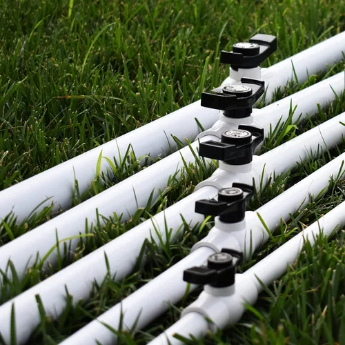 Vista 7 de (4 piezas) Válvula de bola de PVC de 1-1/2 pulgadas, enchufe de válvula de bola de PVC de cierre con mango de giro fácil mejorado para tubo SCH40