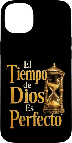 Vista 20 de Fe Cristiana El Tiempo De Dios ES Perfecto Hourglass Case for iPhone Air