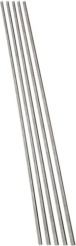 Vista 4 de Palisade Borde de vinilo en esquina interior en níquel escarchado (muestra de 6 pulgadas)