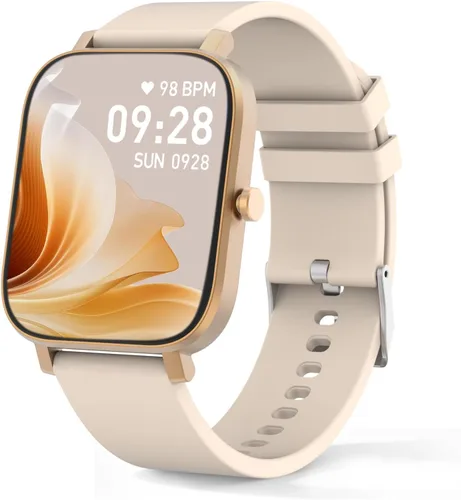 Vista 11 de Reloj inteligente para hombres y mujeres, compatible con iPhone, Samsung, teléfono Android, pantalla táctil completa de 1.69 pulgadas, IP68