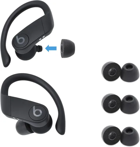 Vista 2 de Almohadilla para audífono de espuma premium Comply, para profesionales del deporte por Jaybird Beats by Dre specific S/M/L Negro