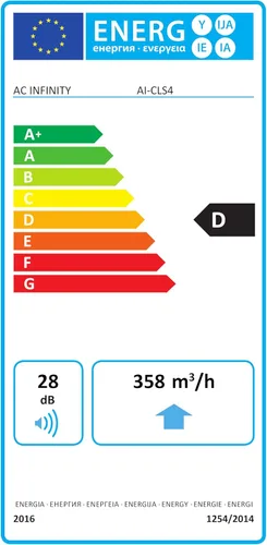 Vista 8 de AC Infinity CLOUDLINE PRO S4, ventilador de conducto en línea silencioso de 4 pulgadas con controlador de velocidad – ventilador de escape de motor