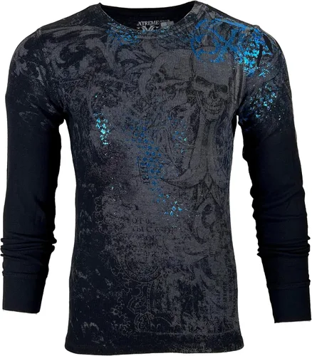 Vista 3 de Xtreme Couture by Affliction - Camisa térmica para hombre Sherwood